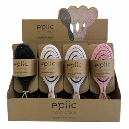 epiic hair care Detangling Brush OBP Display